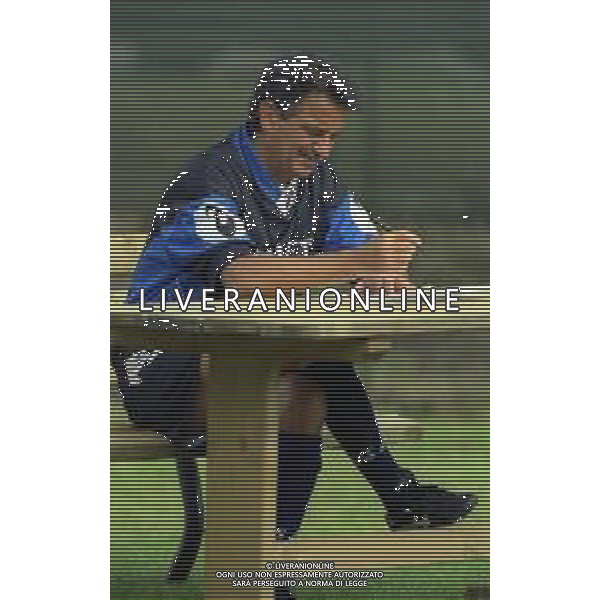 1997 VIGO DI FASSA RITIRO ATALANTA CALCIO NELLA FOTO EMILIANO MONDONICO ALLENATORE CESENA CALCIO AG ALDO LIVERANI SAS