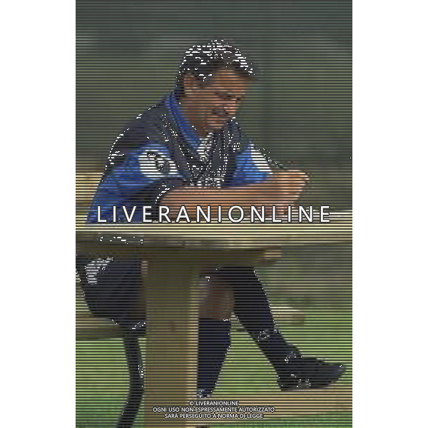 1997 VIGO DI FASSA RITIRO ATALANTA CALCIO NELLA FOTO EMILIANO MONDONICO ALLENATORE CESENA CALCIO AG ALDO LIVERANI SAS