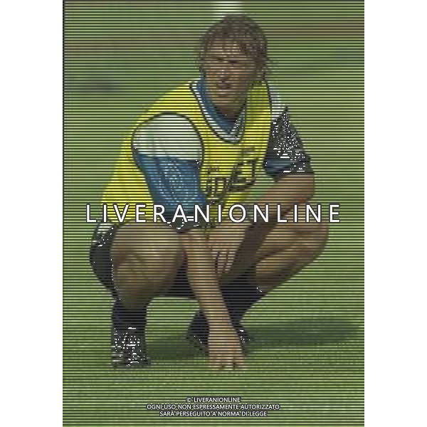 1997 VIGO DI FASSA RITIRO ATALANTA CALCIO NELLA FOTO MASSIMO CARRERA AG ALDO LIVERANI SAS