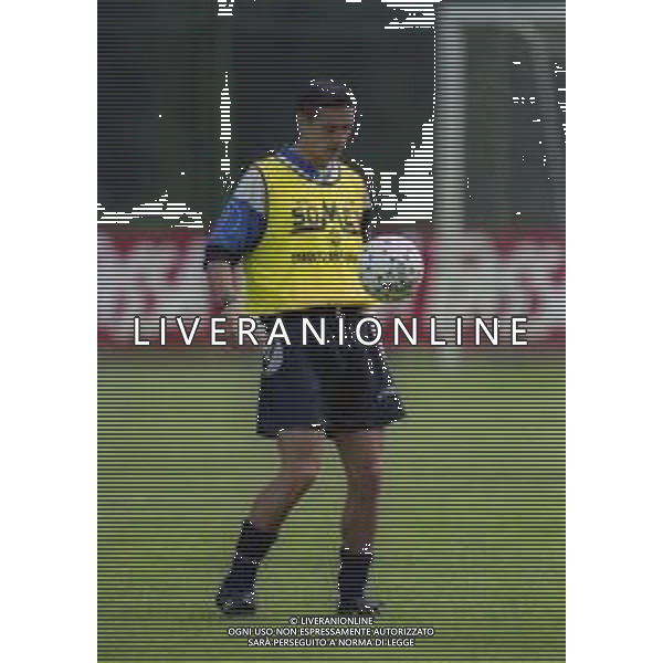 1997 VIGO DI FASSA RITIRO ATALANTA CALCIO NELLA FOTO ZORAN MIRKOVIC AG ALDO LIVERANI SAS