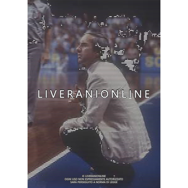 RETROSPETTIVA DAN PETERSON ALLENATORE BASKET NELLA FOTO DAN PETERSON ALLENATORE BILLY MILANO NELL\'ANNO 1979 AG ALDO LIVERANI SAS