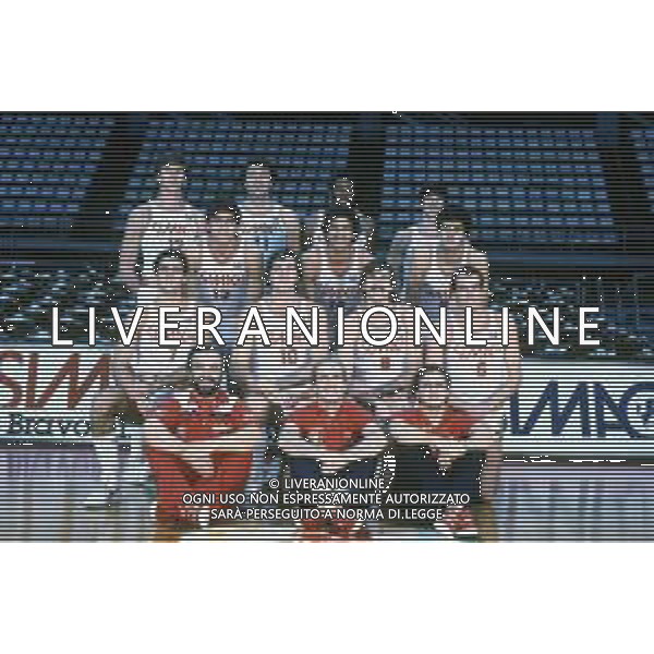 RETROSPETTIVA DAN PETERSON ALLENATORE BASKET NELLA FOTO DAN PETERSON ALLENATORE BILLY MILANO NELL\'ANNO 1983  AG ALDO LIVERANI SAS  