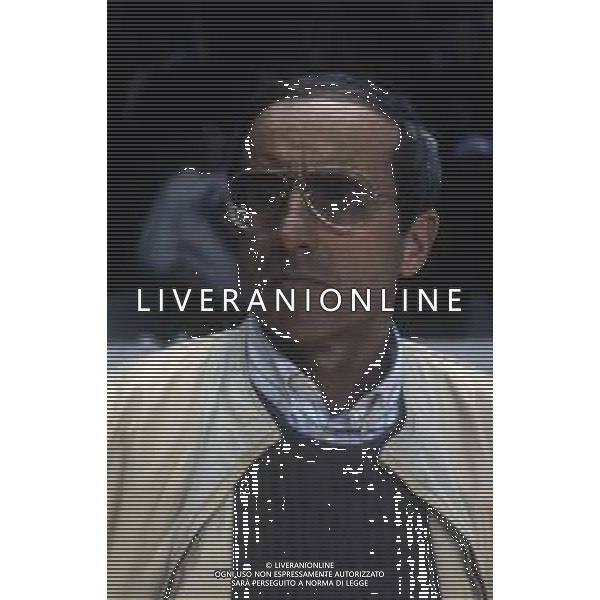 RETROSPETTIVA DAN PETERSON ALLENATORE BASKET NELLA FOTO DAN PETERSON ALLENATORE BILLY MILANO NELL\'ANNO 1983  AG ALDO LIVERANI SAS  