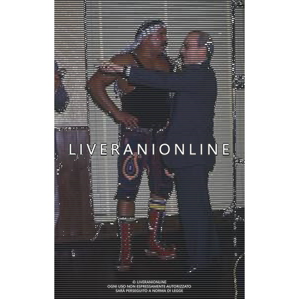 RETROSPETTIVA DAN PETERSON ALLENATORE BASKET NELLA FOTO DAN PETERSON NELL\'ANNO 1987 A MILANO PRESENZIA A UNA PRESENTAZIONE DI WRESTLING AG ALDO LIVERANI SAS
