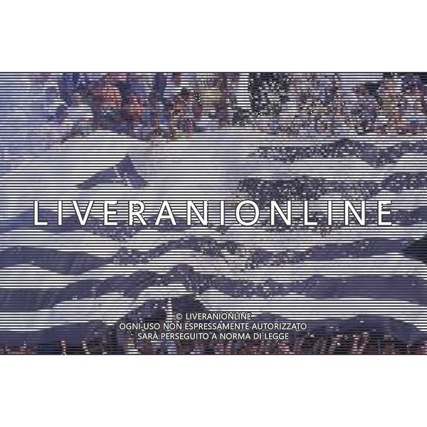 RETROSPETTIVA TIFOSI CESENA CALCIO NELLA FOTO I TIFOSI DEL CESENA CALCIO AG ALDO LIVERANI SAS