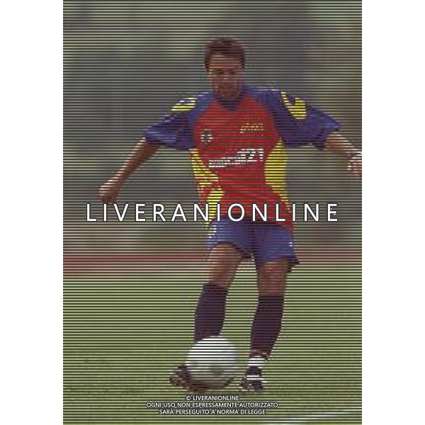 2000-2001 LECCE CALCIO PARTITA AMICHEVOLE NELLA FOTO DAVID SESA AG ALDO LIVERANI SAS