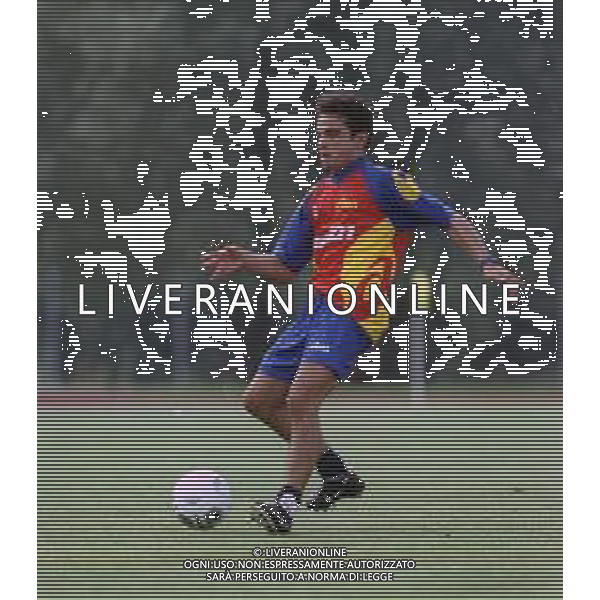 2000-2001 LECCE CALCIO PARTITA AMICHEVOLE NELLA FOTO ALESSANDRO CONTICCHIO AG ALDO LIVERANI SAS