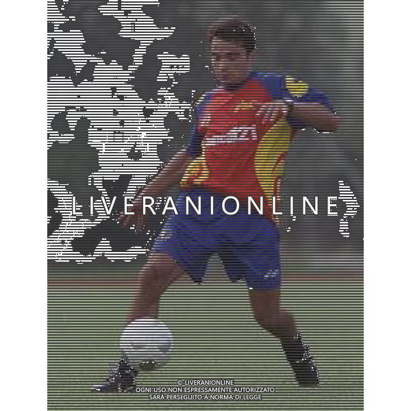 2000-2001 LECCE CALCIO PARTITA AMICHEVOLE NELLA FOTO ALESSANDRO CONTICCHIO AG ALDO LIVERANI SAS