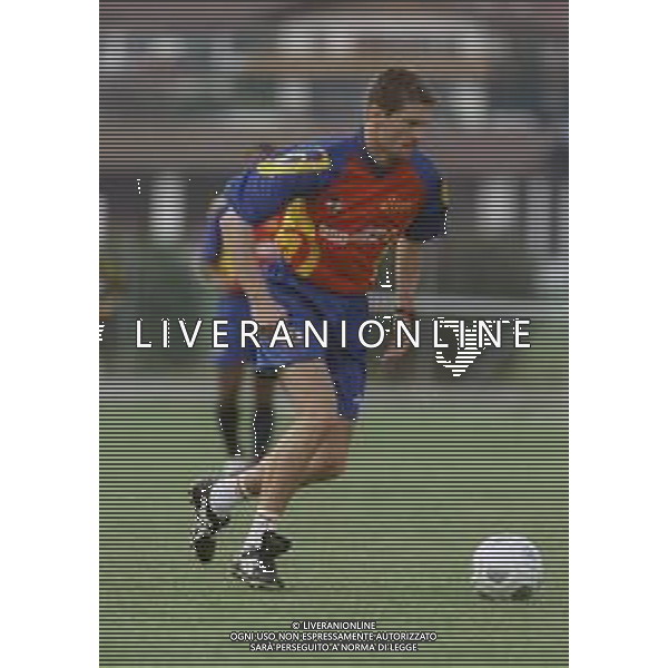 2000-2001 LECCE CALCIO PARTITA AMICHEVOLE NELLA FOTO DAVOR VUGRINEC AG ALDO LIVERANI SAS