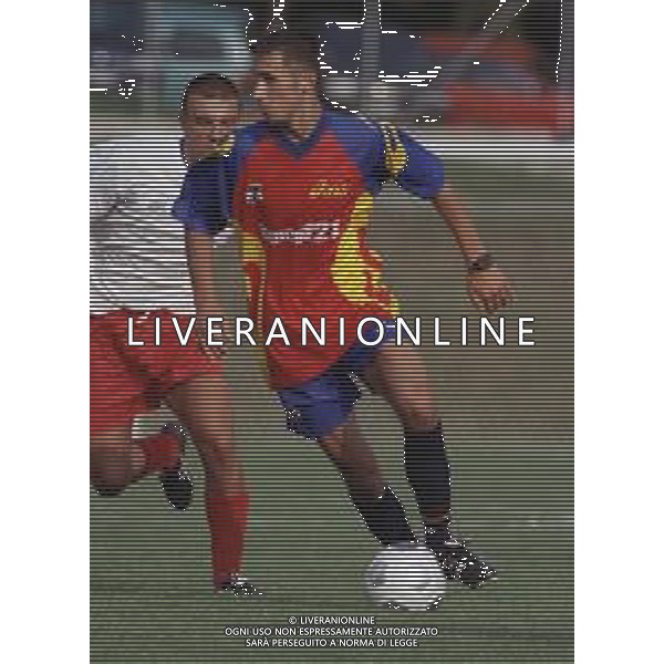 2000-2001 LECCE CALCIO PARTITA AMICHEVOLE NELLA FOTO MIRKO VUCINIC AG ALDO LIVERANI SAS