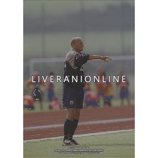2000-2001 LECCE CALCIO PARTITA AMICHEVOLE NELLA FOTO ALBERTO CAVASIN ALLENATORE LECCE AG ALDO LIVERANI SAS