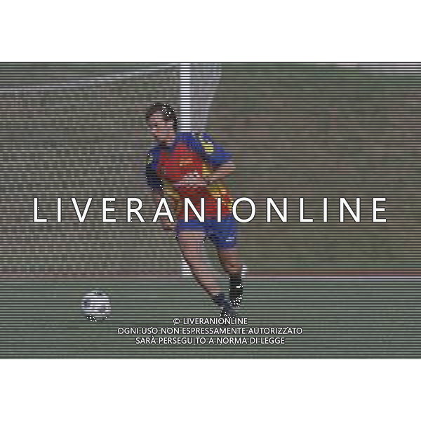 2000-2001 LECCE CALCIO PARTITA AMICHEVOLE NELLA FOTO ALBERTO MALUSCI AG ALDO LIVERANI SAS