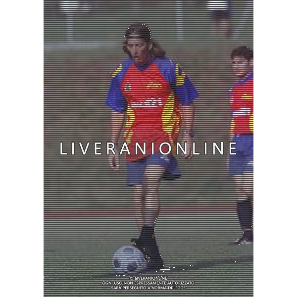 2000-2001 LECCE CALCIO PARTITA AMICHEVOLE NELLA FOTO CLAUDIO BONOMI AG ALDO LIVERANI SAS