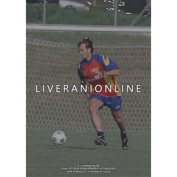 2000-2001 LECCE CALCIO PARTITA AMICHEVOLE NELLA FOTO ALBERTO MALUSCI AG ALDO LIVERANI SAS