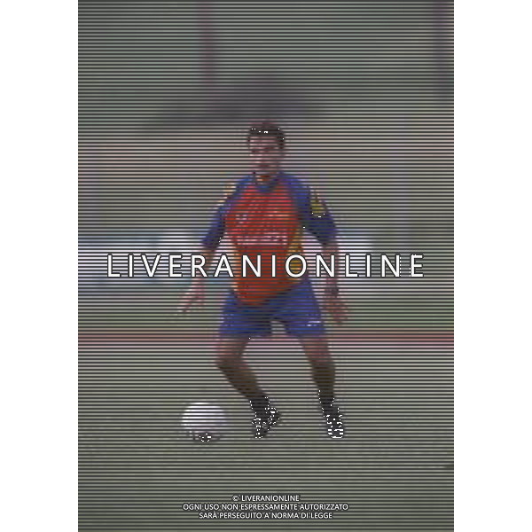 2000-2001 LECCE CALCIO PARTITA AMICHEVOLE NELLA FOTO ALESSANDRO CONTICCHIO AG ALDO LIVERANI SAS