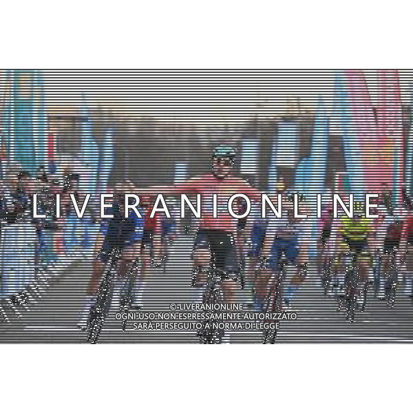 03-02-2023 Etoile De Besseges; Tappa 03 Besseges - Besseges; 2023, Lotto - Dstny; 2023, Totalenergies; 2023, Groupama - Fdj; De Lie, Arnaud; Ferron, Valentin; Watson, Samuel; Besseges; ©SIROTTI / AGENZIA ALDO LIVERANI SAS