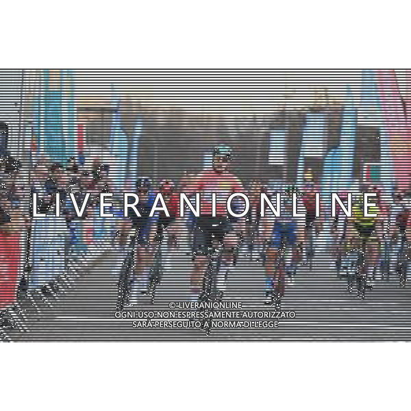 03-02-2023 Etoile De Besseges; Tappa 03 Besseges - Besseges; 2023, Lotto - Dstny; 2023, Totalenergies; 2023, Groupama - Fdj; De Lie, Arnaud; Ferron, Valentin; Watson, Samuel; Besseges; ©SIROTTI / AGENZIA ALDO LIVERANI SAS