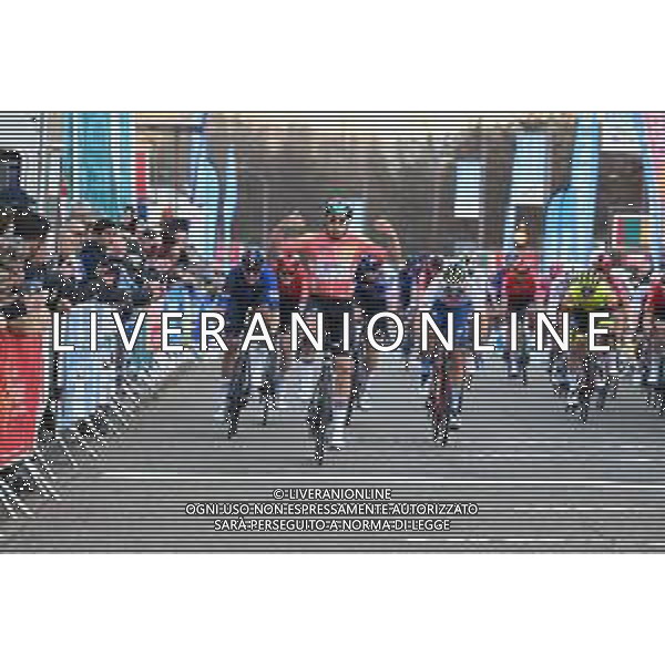03-02-2023 Etoile De Besseges; Tappa 03 Besseges - Besseges; 2023, Lotto - Dstny; 2023, Totalenergies; 2023, Groupama - Fdj; De Lie, Arnaud; Ferron, Valentin; Watson, Samuel; Besseges; ©SIROTTI / AGENZIA ALDO LIVERANI SAS