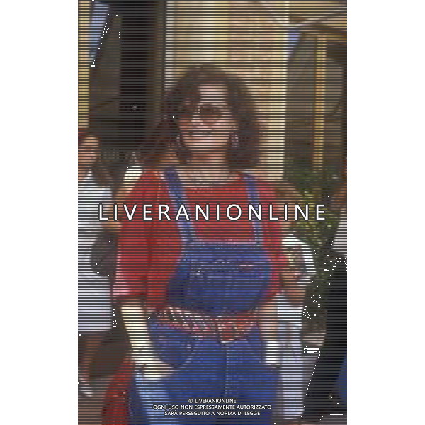ARCHIVIO GIOVANNI LIVERANI RETROSPETTIVA CLAUDIA CARDINALE ATTRICE NELLA FOTO A VENEZIA NEL 1984 AG ALDO LIVERANI SAS