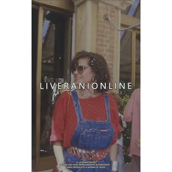 ARCHIVIO GIOVANNI LIVERANI RETROSPETTIVA CLAUDIA CARDINALE ATTRICE NELLA FOTO A VENEZIA NEL 1984 AG ALDO LIVERANI SAS