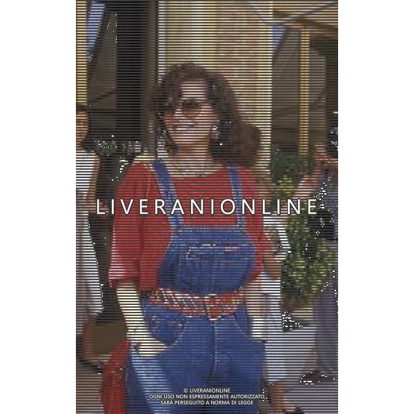 ARCHIVIO GIOVANNI LIVERANI RETROSPETTIVA CLAUDIA CARDINALE ATTRICE NELLA FOTO A VENEZIA NEL 1984 AG ALDO LIVERANI SAS