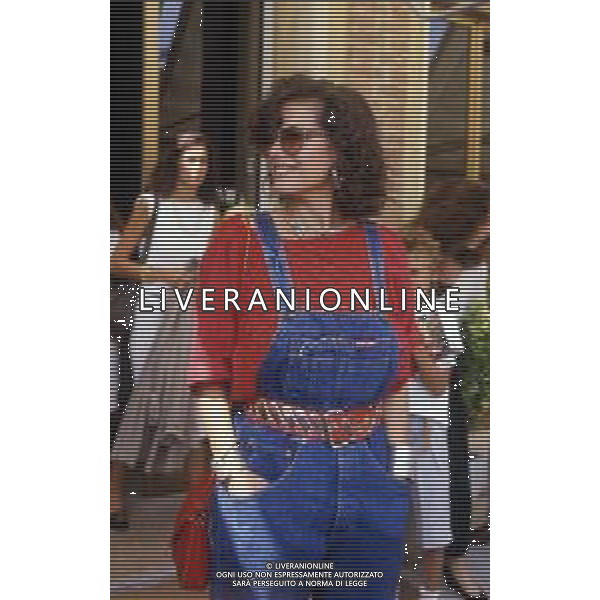ARCHIVIO GIOVANNI LIVERANI RETROSPETTIVA CLAUDIA CARDINALE ATTRICE NELLA FOTO A VENEZIA NEL 1984 AG ALDO LIVERANI SAS