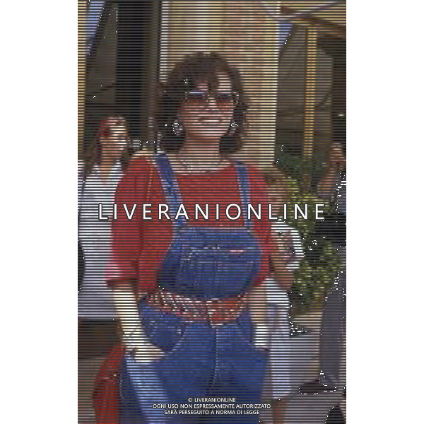 ARCHIVIO GIOVANNI LIVERANI RETROSPETTIVA CLAUDIA CARDINALE ATTRICE NELLA FOTO A VENEZIA NEL 1984 AG ALDO LIVERANI SAS