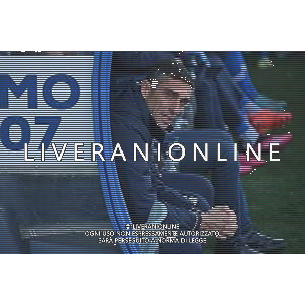 TVRG Moreno Longo allenatore Como Como vs Frosinone Como 04-02-2023 Stadio Giuseppe Sinigaglia Campionato Serie BKT - 23a giornata foto Roberto Garavaglia/ag. Aldo Liverani sas / AGENZIA ALDO LIVERANI SAS