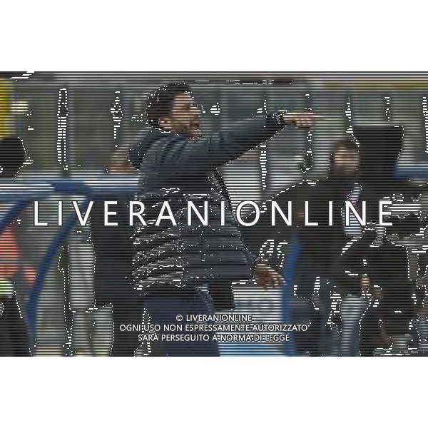 TVRG Fabio Grosso allenatore Frosinone Como vs Frosinone Como 04-02-2023 Stadio Giuseppe Sinigaglia Campionato Serie BKT - 23a giornata foto Roberto Garavaglia/ag. Aldo Liverani sas