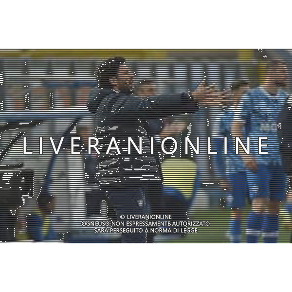 TVRG Fabio Grosso allenatore Frosinone Como vs Frosinone Como 04-02-2023 Stadio Giuseppe Sinigaglia Campionato Serie BKT - 23a giornata foto Roberto Garavaglia/ag. Aldo Liverani sas