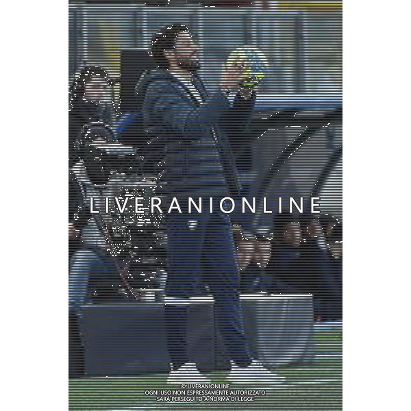TVRG Fabio Grosso allenatore Frosinone Como vs Frosinone Como 04-02-2023 Stadio Giuseppe Sinigaglia Campionato Serie BKT - 23a giornata foto Roberto Garavaglia/ag. Aldo Liverani sas