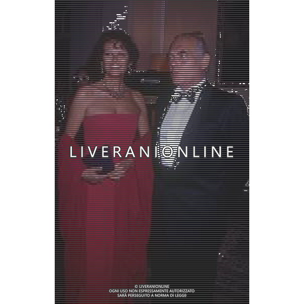 RETROSPETTIVA CLAUDIA CARDINALE ATTRICE NELLA FOTO CON IL MARITO PASQUALE SQUITIERI NELL\'ANNO 1989 AG ALDO LIVERANI SAS