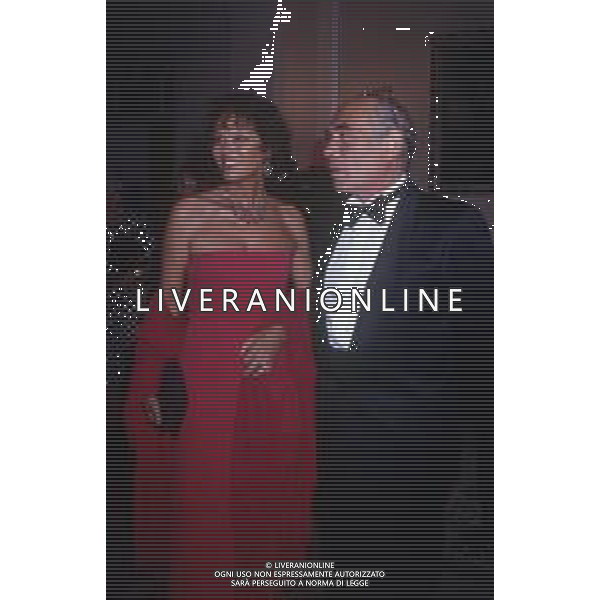 RETROSPETTIVA CLAUDIA CARDINALE ATTRICE NELLA FOTO CON IL MARITO PASQUALE SQUITIERI NELL\'ANNO 1989 AG ALDO LIVERANI SAS