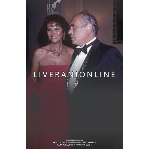 RETROSPETTIVA CLAUDIA CARDINALE ATTRICE NELLA FOTO CON IL MARITO PASQUALE SQUITIERI NELL\'ANNO 1989 AG ALDO LIVERANI SAS