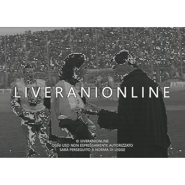 23-02-1992 CREMONA STADIO NEUTRO CAMPIONATO DI CALCIO SERIE A VEONA-NAPOLI 0-1 NELLA FOTO STEFANO DE AGOSTINI E CLAUDIO RANIERI AG ALDO LIVERANI SAS