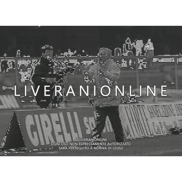 08-03-1992 VERONA CAMPIONATO DI CALCIO SERIE A VERONA-CREMONESE 2-2 NELLA FOTO GUSTAVO GIAGNONI ALLENATORE CREMONESE AG ALDO LIVERANI SAS