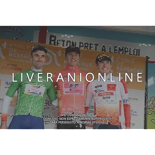 05-02-2023 Etoile De Besseges; Tappa 05 Ales - Ales; 2023, Ef Education - Easypost; 2023, Totalenergies; 2023, Trek - Segafredo; Powless, Neilson; Latour, Pierre Roger; Skjelmose Jensen, Mattias; Fangille, Roland; Ales; ©SIROTTI / AGENZIA ALDO LIVERANI SAS