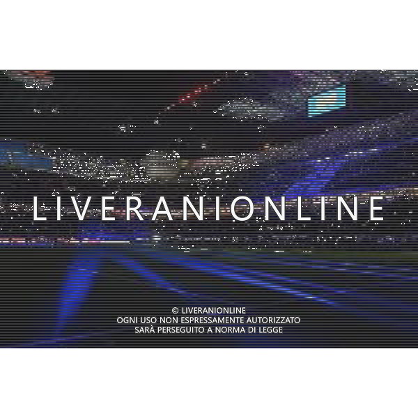 Coreografia giochi di luce nel pre gara Inter vs Milan Milano 05-02-2023 Stadio Giuseppe Meazza - San Siro Campionato Serie A TIM - 21a giornata foto Roberto Garavaglia/ag. Aldo Liverani sas / AGENZIA ALDO LIVERANI SAS