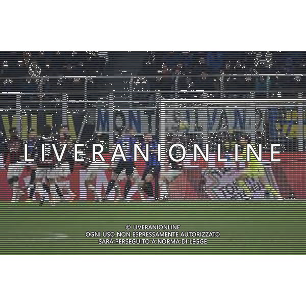 Lautaro Martinez (Inter) segna il gol dell\'1 a 0 Inter vs Milan Milano 05-02-2023 Stadio Giuseppe Meazza - San Siro Campionato Serie A TIM - 21a giornata foto Roberto Garavaglia/ag. Aldo Liverani sas / AGENZIA ALDO LIVERANI SAS