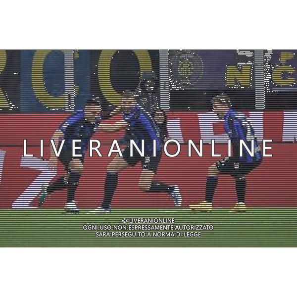 esultanza Inter dopo il gol dell\'1 a 0 Lautaro Martinez Inter vs Milan Milano 05-02-2023 Stadio Giuseppe Meazza - San Siro Campionato Serie A TIM - 21a giornata foto Roberto Garavaglia/ag. Aldo Liverani sas / AGENZIA ALDO LIVERANI SAS