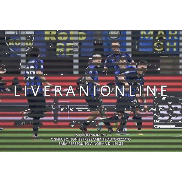 esultanza Inter dopo il gol dell\'1 a 0 Lautaro Martinez Inter vs Milan Milano 05-02-2023 Stadio Giuseppe Meazza - San Siro Campionato Serie A TIM - 21a giornata foto Roberto Garavaglia/ag. Aldo Liverani sas / AGENZIA ALDO LIVERANI SAS