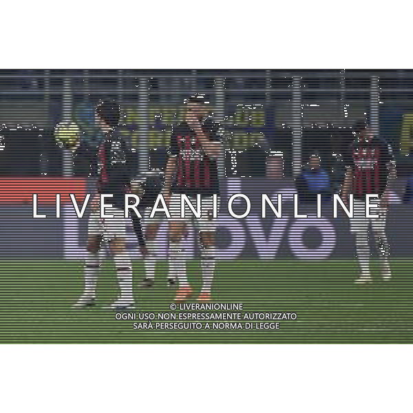 delusione Milan dopo il gol subito - OLIVIER GIROUD E SANDRO TONALI Inter vs Milan Milano 05-02-2023 Stadio Giuseppe Meazza - San Siro Campionato Serie A TIM - 21a giornata foto Roberto Garavaglia/ag. Aldo Liverani sas / AGENZIA ALDO LIVERANI SAS