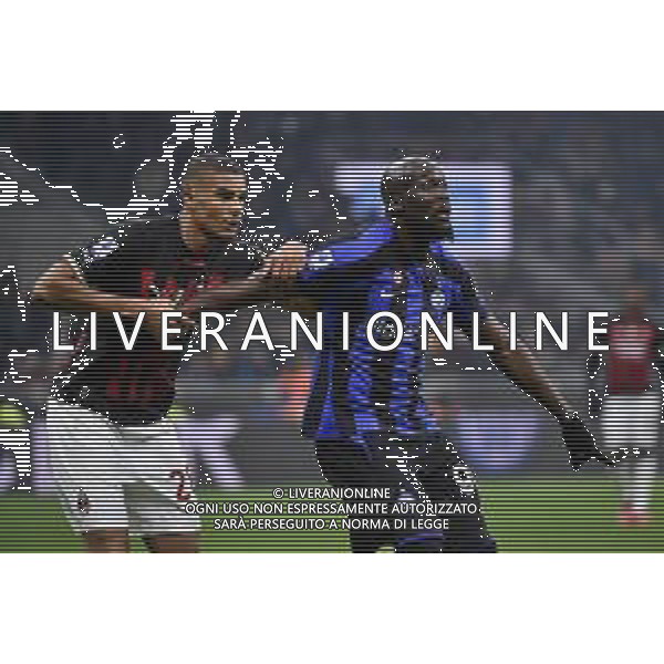 Malick Thiaw (Milan) e Romelu Lukaku (Inter) Inter vs Milan Milano 05-02-2023 Stadio Giuseppe Meazza - San Siro Campionato Serie A TIM - 21a giornata foto Roberto Garavaglia/ag. Aldo Liverani sas / AGENZIA ALDO LIVERANI SAS