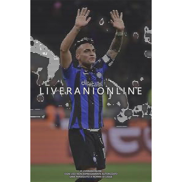 Lautaro Martinez (Inter) esultanza finale Inter vs Milan Milano 05-02-2023 Stadio Giuseppe Meazza - San Siro Campionato Serie A TIM - 21a giornata foto Roberto Garavaglia/ag. Aldo Liverani sas / AGENZIA ALDO LIVERANI SAS
