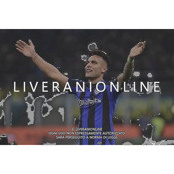 Lautaro Martinez (Inter) esultanza finale Inter vs Milan Milano 05-02-2023 Stadio Giuseppe Meazza - San Siro Campionato Serie A TIM - 21a giornata foto Roberto Garavaglia/ag. Aldo Liverani sas / AGENZIA ALDO LIVERANI SAS