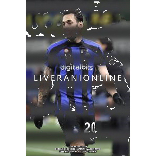 Hakan Calhanoglu (Inter) Inter vs Milan Milano 05-02-2023 Stadio Giuseppe Meazza - San Siro Campionato Serie A TIM - 21a giornata foto Roberto Garavaglia/ag. Aldo Liverani sas / AGENZIA ALDO LIVERANI SAS