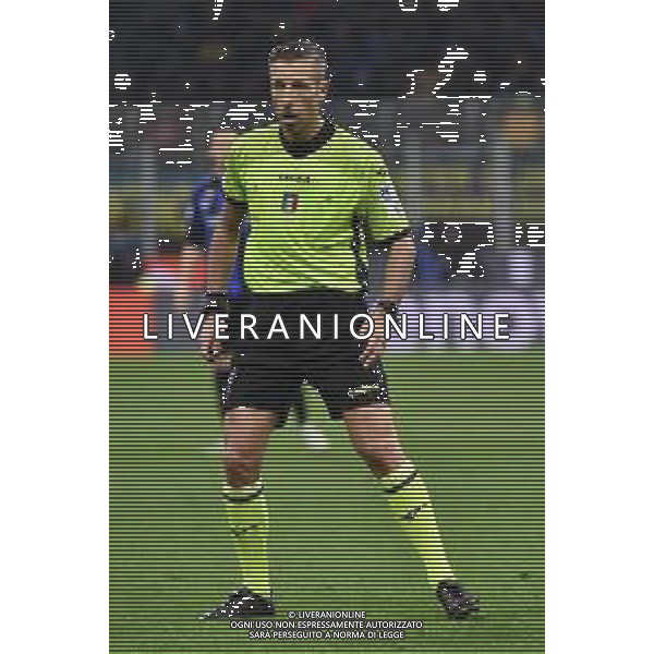 l\'arbitro Davide Massa di Imperia Inter vs Milan Milano 05-02-2023 Stadio Giuseppe Meazza - San Siro Campionato Serie A TIM - 21a giornata foto Roberto Garavaglia/ag. Aldo Liverani sas / AGENZIA ALDO LIVERANI SAS