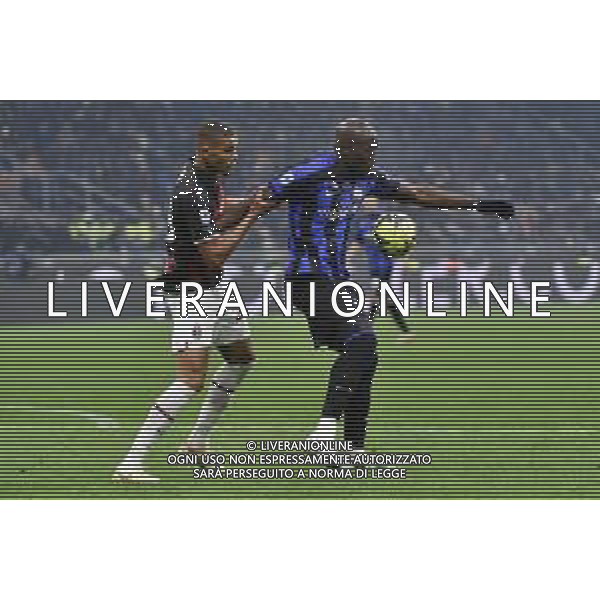 Malick Thiaw (Milan) SX e Romelu Lukaku (Inter) DX Inter vs Milan Milano 05-02-2023 Stadio Giuseppe Meazza - San Siro Campionato Serie A TIM - 21a giornata foto Roberto Garavaglia/ag. Aldo Liverani sas / AGENZIA ALDO LIVERANI SAS