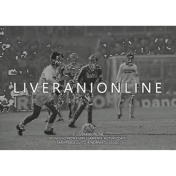 28-02-1988 COMO CAMPIONATO DI CALCIO SERIE A COMO-PISA 0-0 NELLA FOTO ALDO DOLCTTI E GIANCARLO CENTI AG ALDO LIVERANI SAS