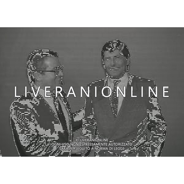 1987 MILANO LEGA CALCIO VIA FILIPPETTI RIUNIONE PRESIDENTI CALCIO NELLA FOTO ANTONIO MATARRESE E LUCIANO NIZZOLA AG ALDO LIVERANI SAS